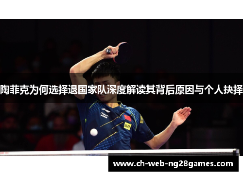 陶菲克为何选择退国家队深度解读其背后原因与个人抉择